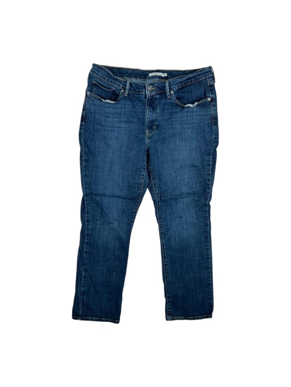 Levi's Jeans Women's 14 32x28 Blue Classic Straight Medium Wash Denim